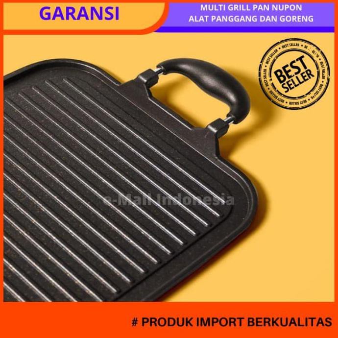 GARANSI Multi Grill Pan NUPON Multifungsi Alat Panggang dan Goreng