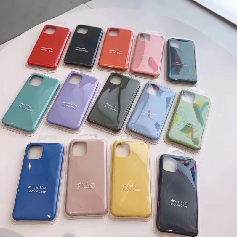 Case Bahan Silikon Untuk 6 6s 7 8 Plus X XS XR XS Max 11 11 Pro 11 Pro Max iP SE2020