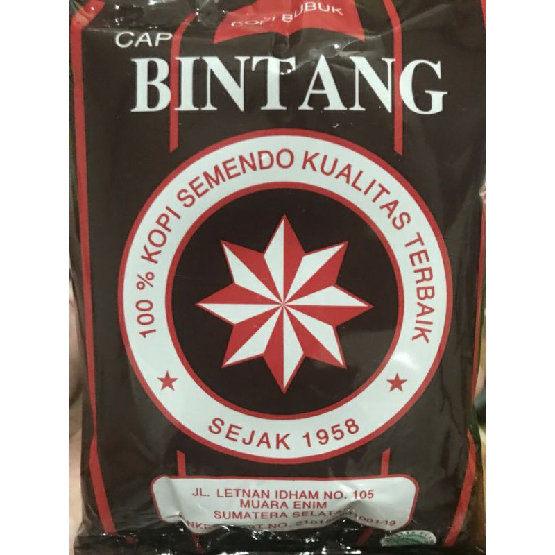 

KOPI BUBUK CAP BINTANG ASLI SEMENDO 100%