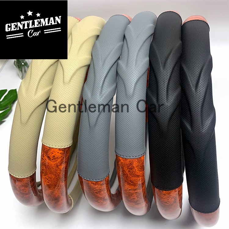 Sarung stir Cover Setir Gentleman Design &amp; Premium Wood Dragon VII