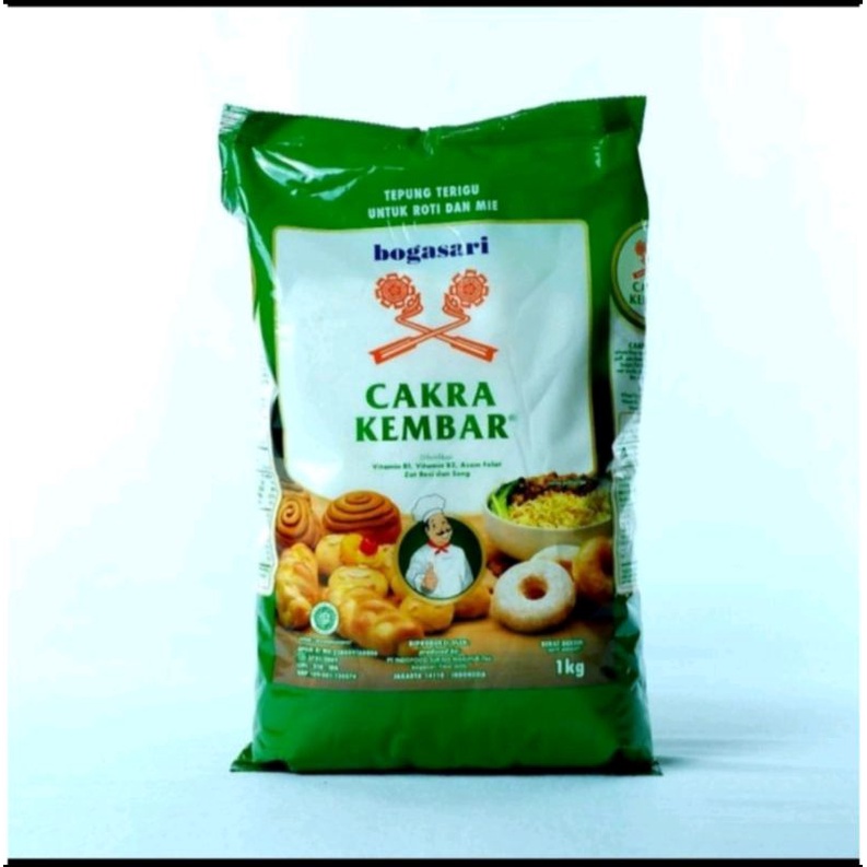 

Tepung Terigu Cakra Kembar Kemasan Premium 1kg