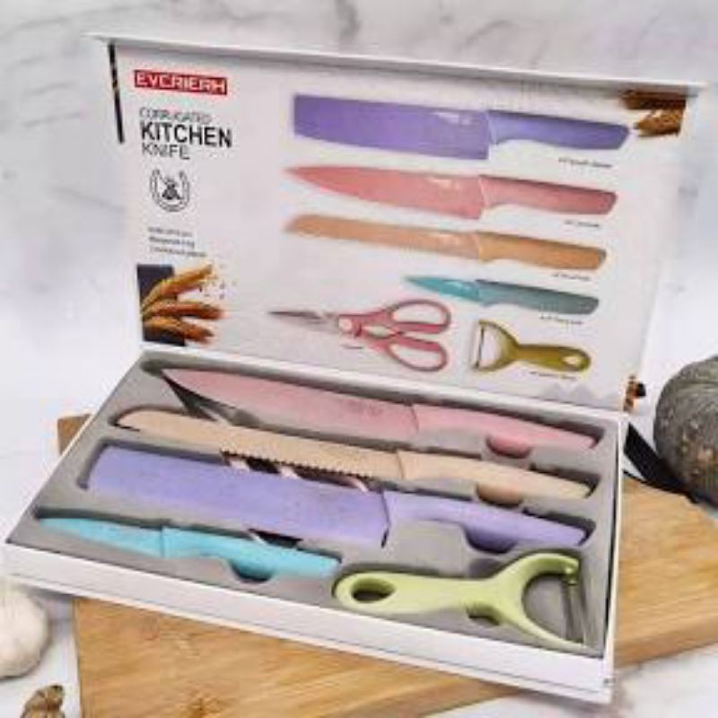 Kitchen Knife Set Full Colour