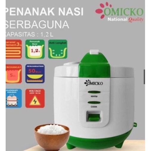 RICE COOKER PENANAK NASI / MAGIC COM MULTIFUNGSI 1,2L VD