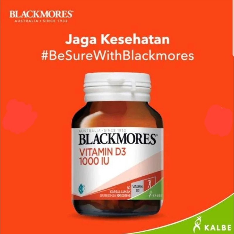 Blackmores Vitamin D3 1000 IU 60 Kapsul