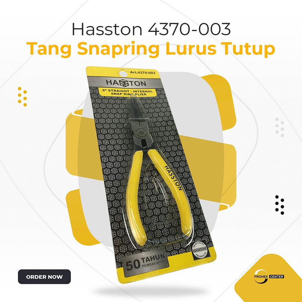 HASSTON PROHEX 4370-003 Tang Snap Ring LURUS TUTUP 6 Inch Tang Spi