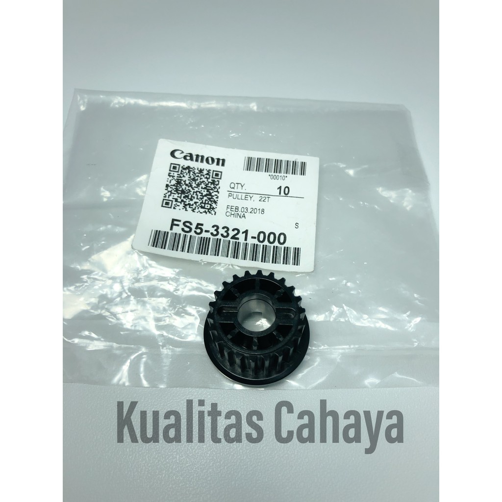 Gear Pulley 22T Mesin Fotokopi Canon IR 5000/6570/5075 FS5-3321-000 Original