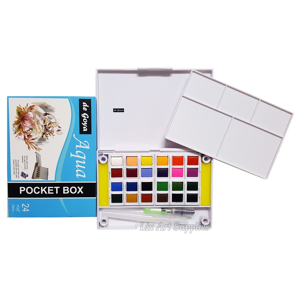 

De Goya Aqua Pocket Box Set 24 / Watercolor Pocket Box