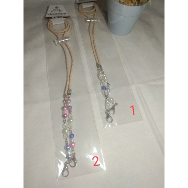 strap masker / tali masker hijab mutiara