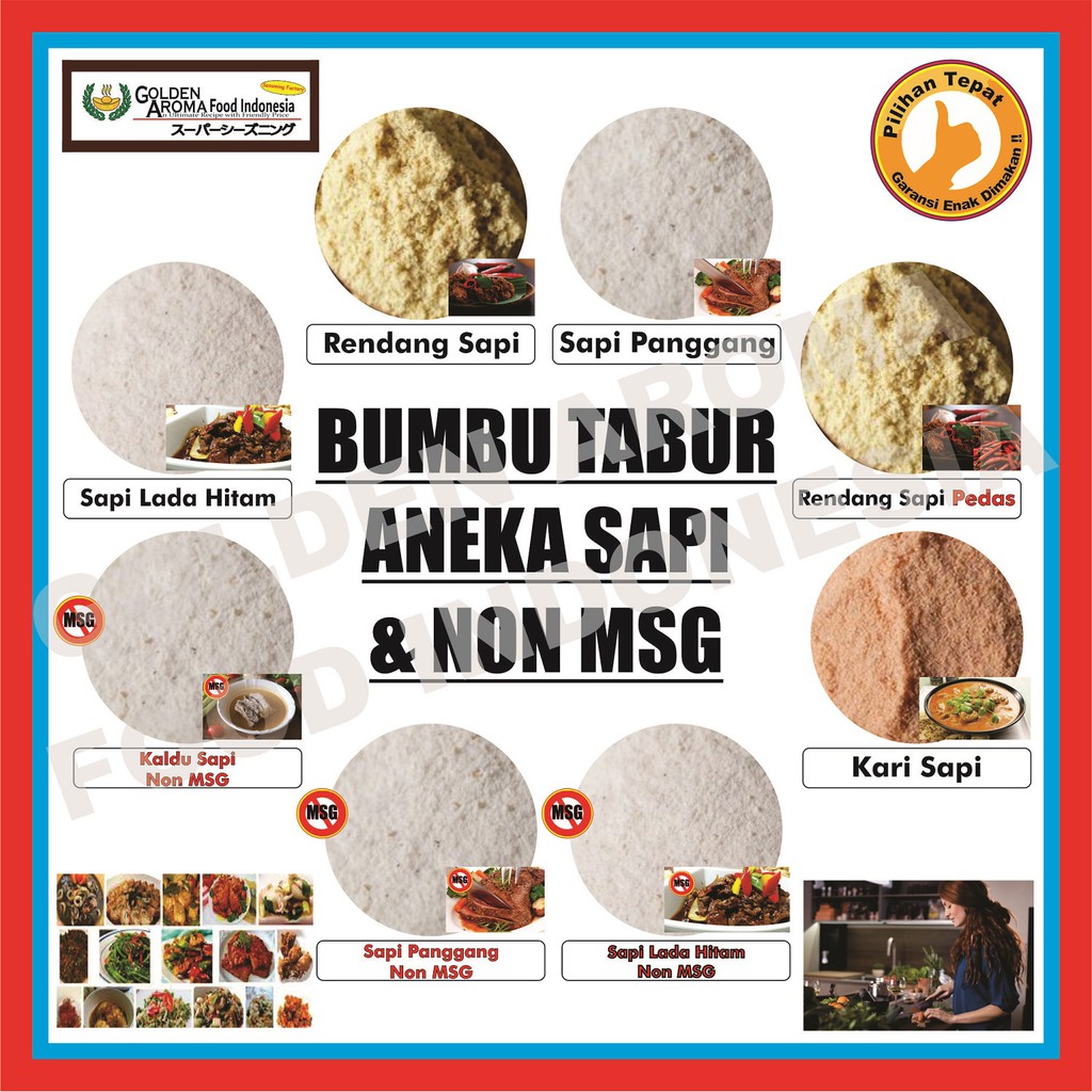 

Aneka Bumbu Tabur Snack Rasa Sapi Beef Buat Mie Lidi Makaroni Makan Popcorn Kripik Instan GAFI