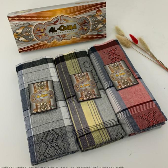 Promo Sarung Al-Quba Kain Sarung Dewasa Alquba Sarung Tenun Motif Diskon