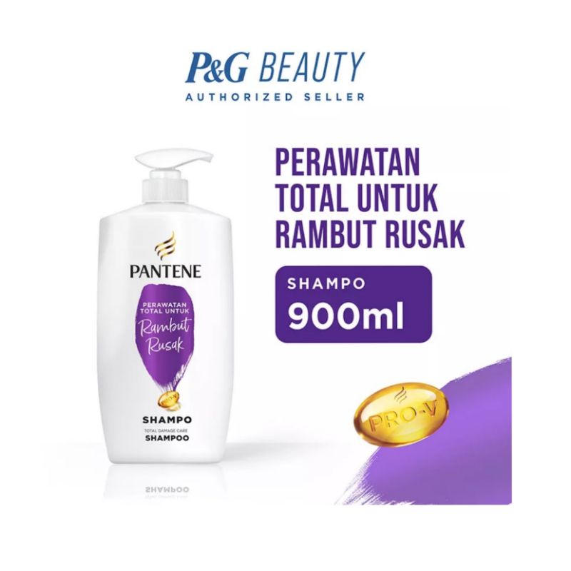 PANTENE Shampoo Anti Hairfall / Anti Dandruff / Total Damage / Anti Lepek 900ml