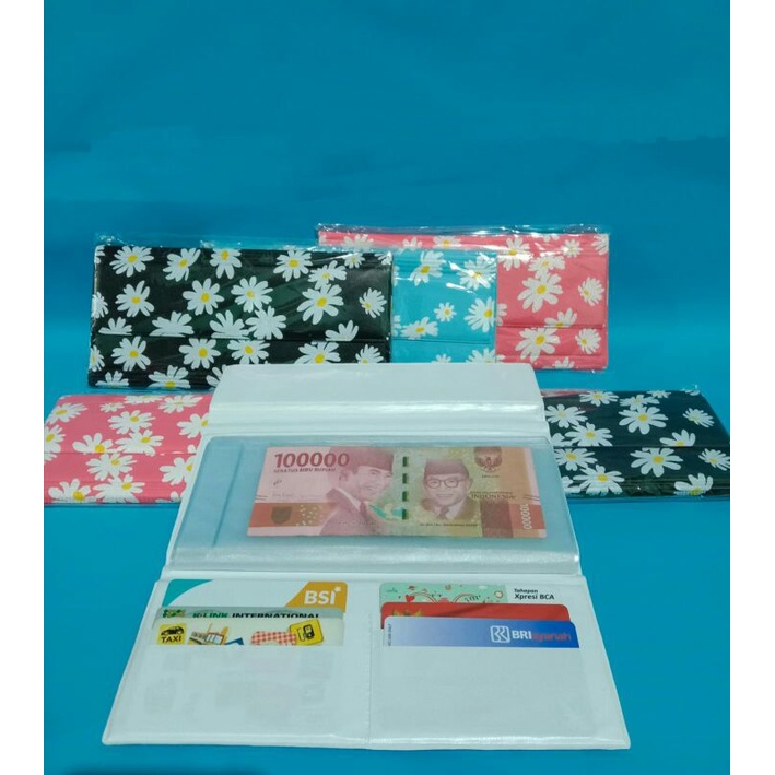 DOMPET DISIPLIN BULANAN-WALET ORGANIZER MOTIF BUNGA