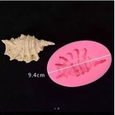 cetakan silikon puding coklat kerang besar