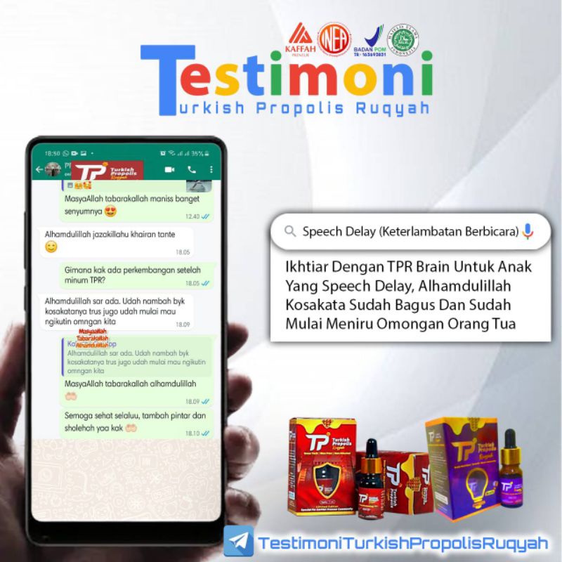 Turkish propolis rukyah (TPr) Brain (biru)