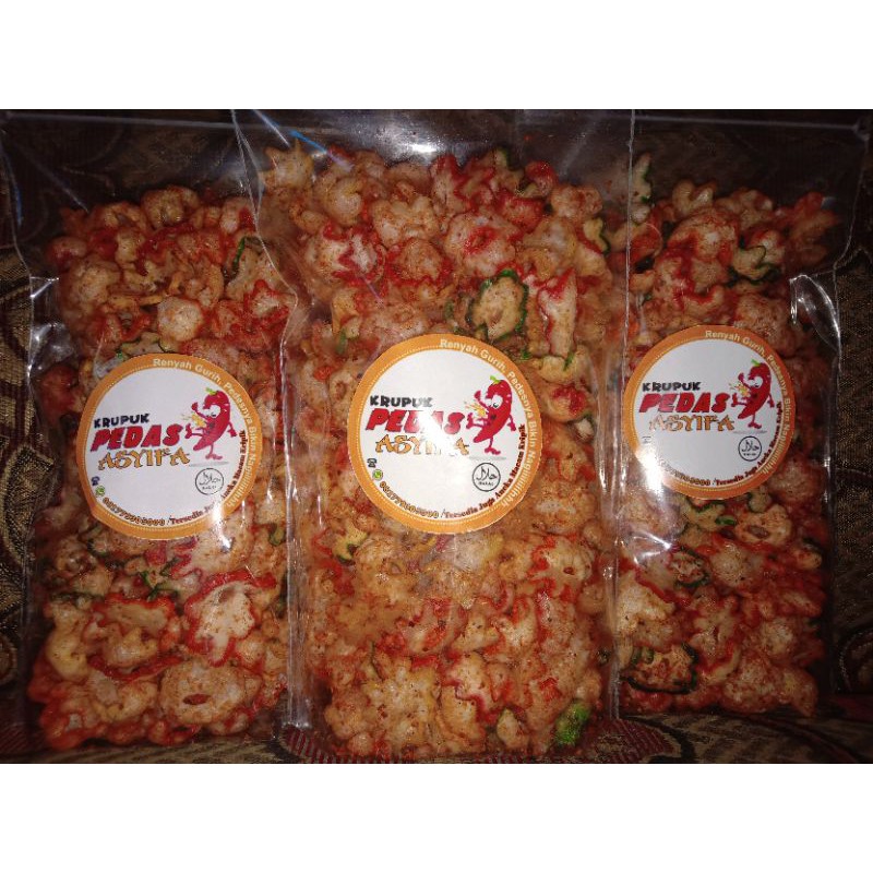 

krupuk seblak super pedas