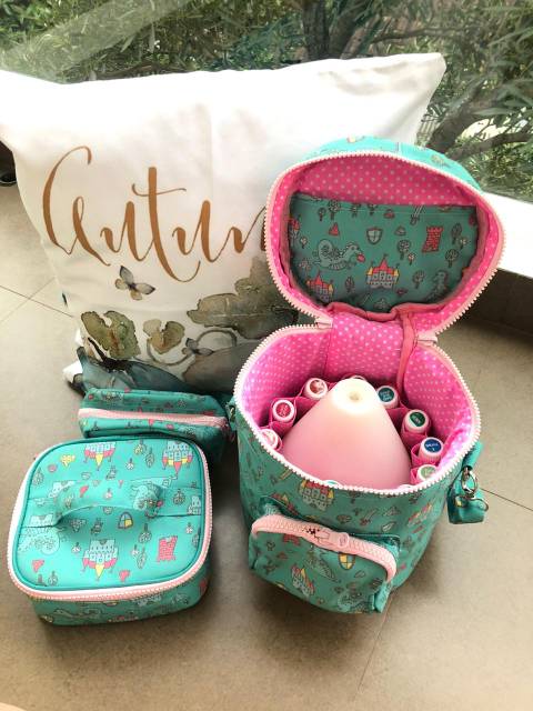 Tas diffuser bag essential oils , pouch oil isi 15 , pouch oil isi 6 premium kanvas print sublime