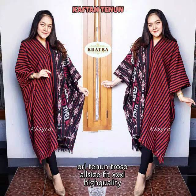 LLTALET Model Kaftan Tenun