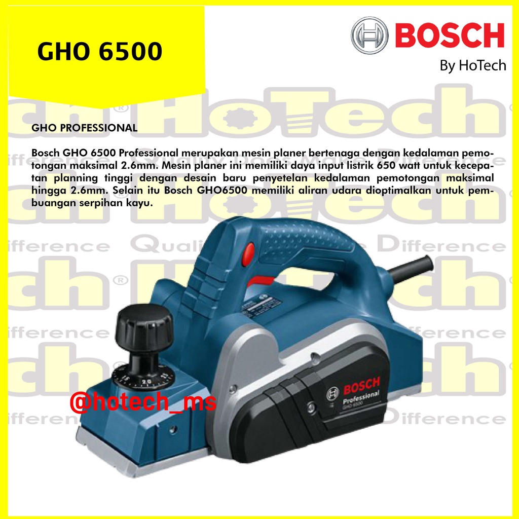 BOSCH Planer GHO 6500 | Mesin Serut Kayu Bosch GHO 6500 | Mesin Sugu Bosch