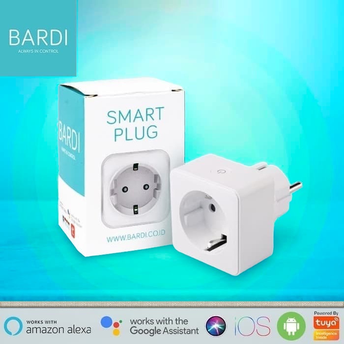 BARDI Smart PLUG WiFi Wireless Colokan - IoT Smart Home Colokan Steker