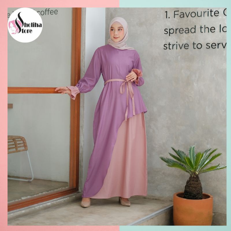 Ied Series 2024- Sholiha Dress - Dress Lebaran 2024 - Gamis Lebaran 2024