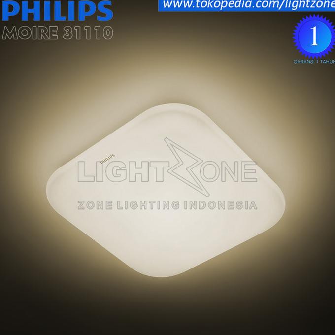 Produk Unggulan] Lampu Plafon Kotak Philips Led 31110 17W 17 Watt Ceiling Light - Kuning