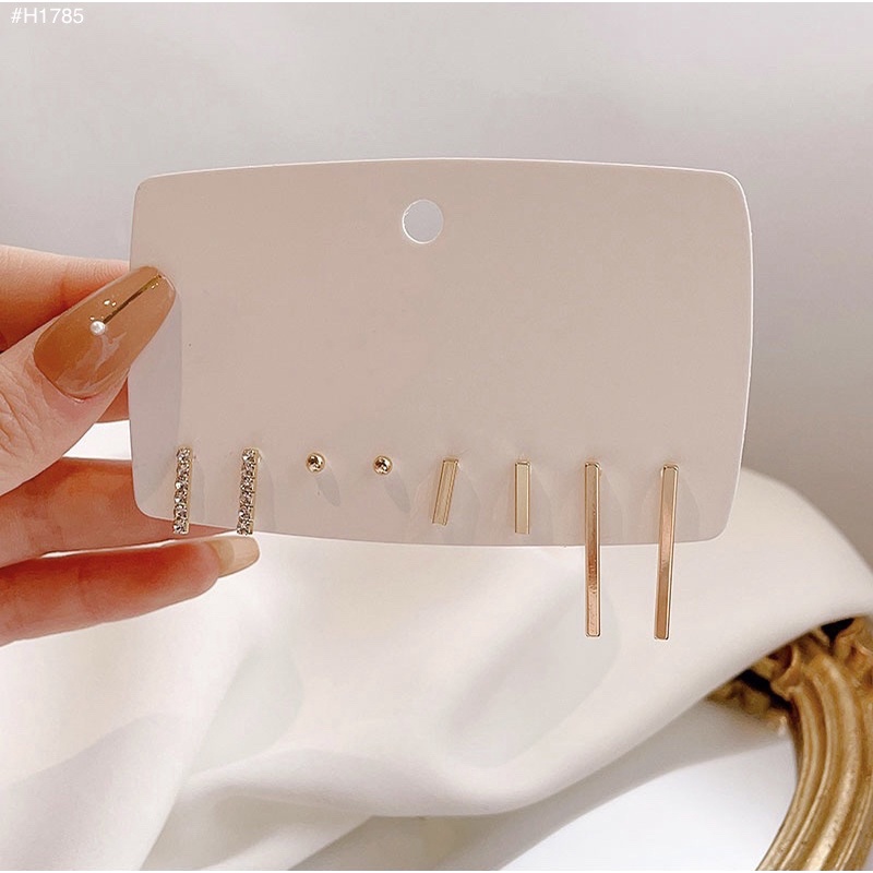 [HY.OLSHOP12] Korean Fashion Daily Earring Stud Earring Import / Anting Aksesoris Korea