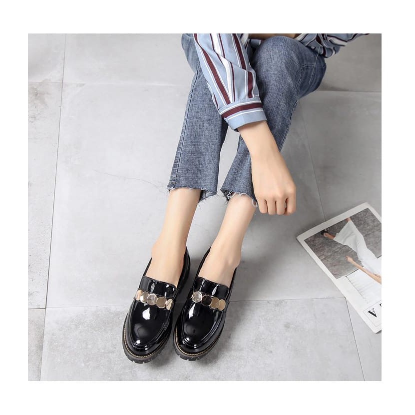 SEPATU WANITA FLAT LOEFERS TERBARU