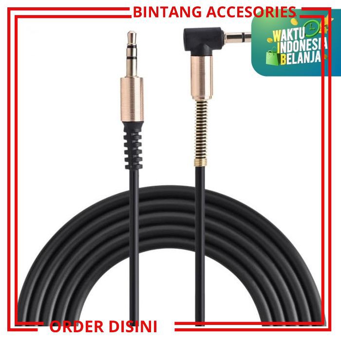 W405 KABEL AUDIO KABEL AUX CABLE AUDIO KABEL JEK AUX 3,5 MM HIFI 1 METER