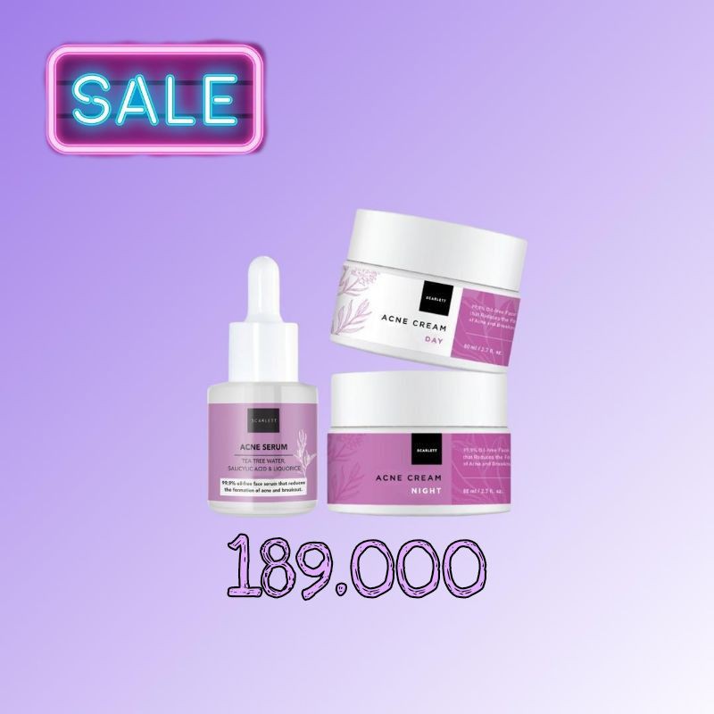 Paket 3in1 Scarlett Acne