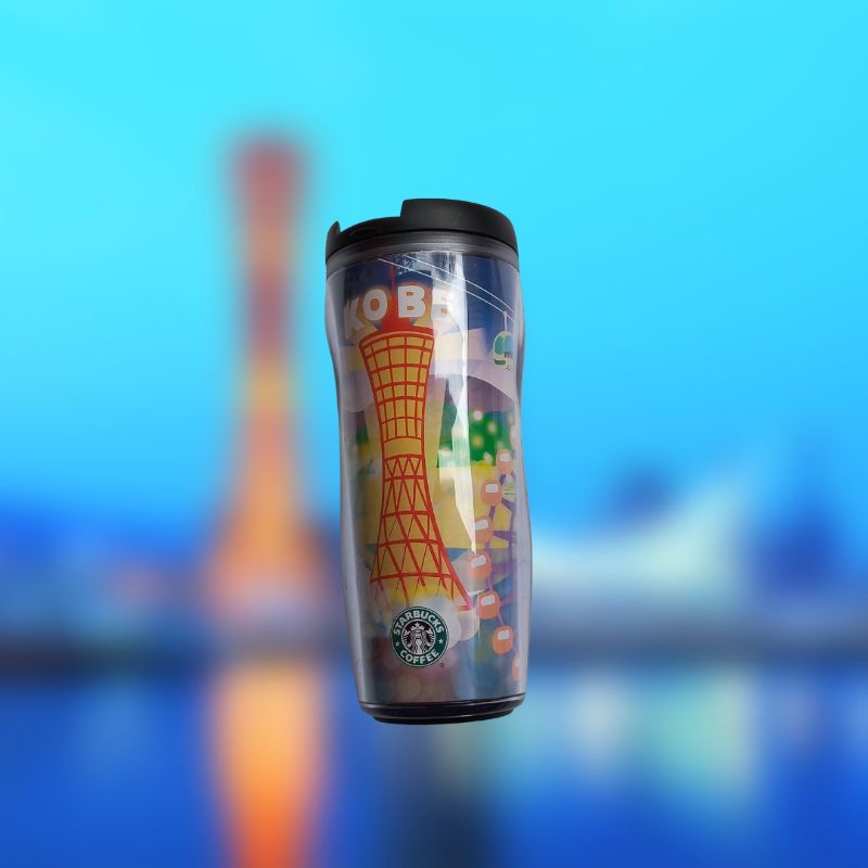 tumbler Starbucks seri kota Kobe, Jepang. Original.Kondisi: bekas (preloved). pesanan orang.