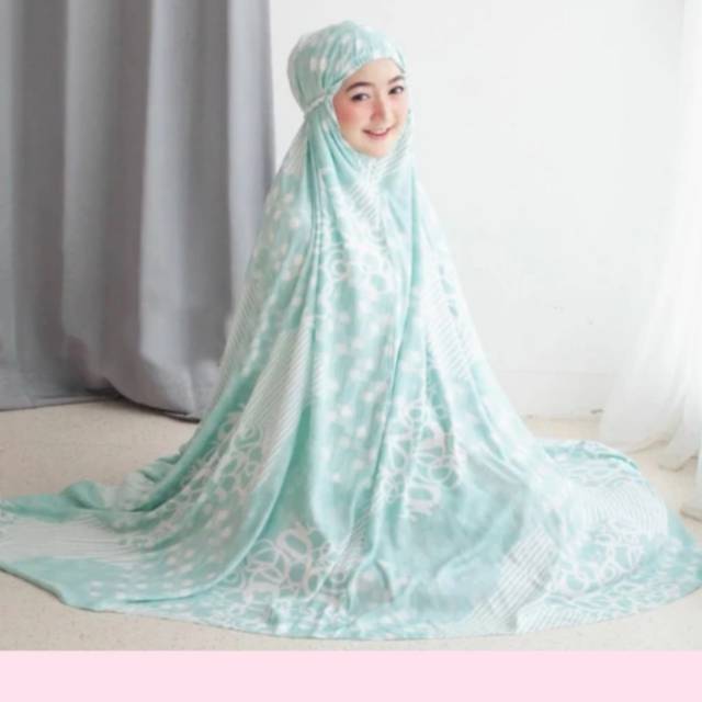 Mukena jumbo - mukena cantik - mukena dewasa - mukena kain rayon premium - mukena kekinian