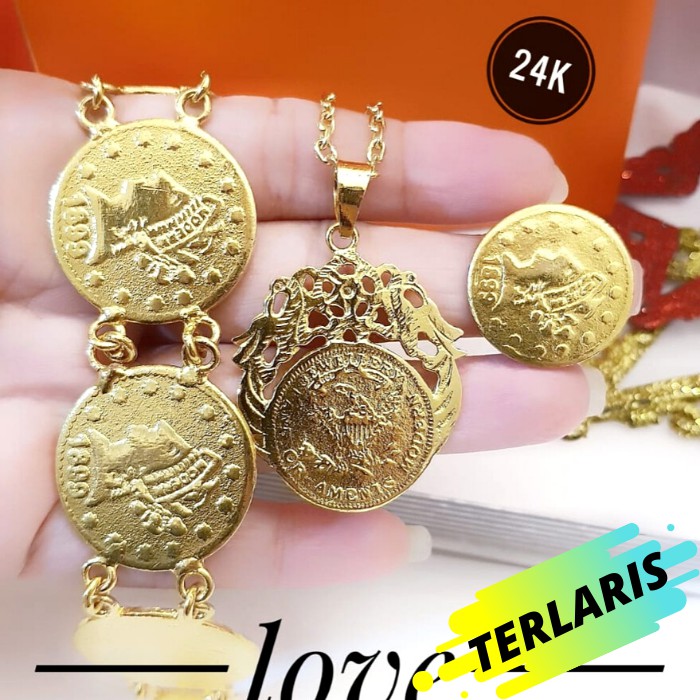 Perhiasan Titanium 1 set JW150