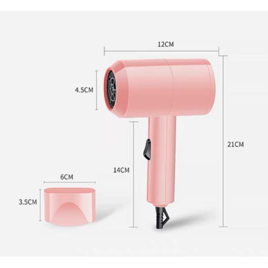 Hair Dryer HairDryer 400W D2003 Negatic Lon Hair Quickly Dry Pengering Rambut Daya Tinggi