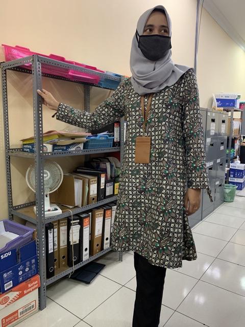Atasan Tunik Batik Wanita Kawung Dsc04760