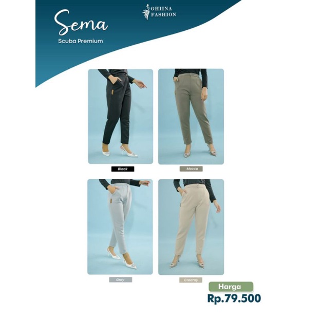 Ghina Fashion Sema Pants/Celana Panjang Wanita