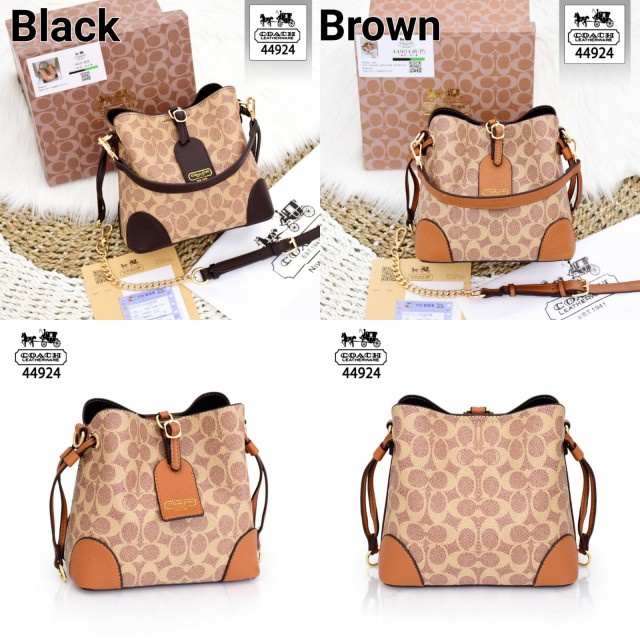 TAS WANITA BATAM IMPORT COACH HOBO MINI BAG 44924 KWALITAS PLATINUM LIKE ORI