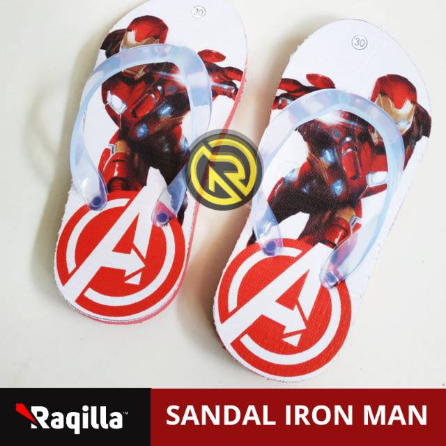 Terlaris Sandal jepit anak avengers sandal spiderman hulk ironman captain amerika