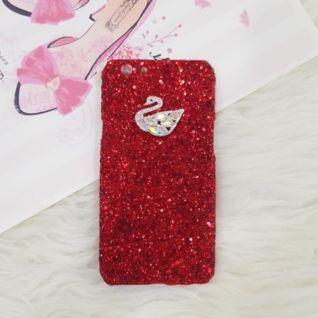 Glitter Case Swan Oppo F3 Oppo F1s F9 F5