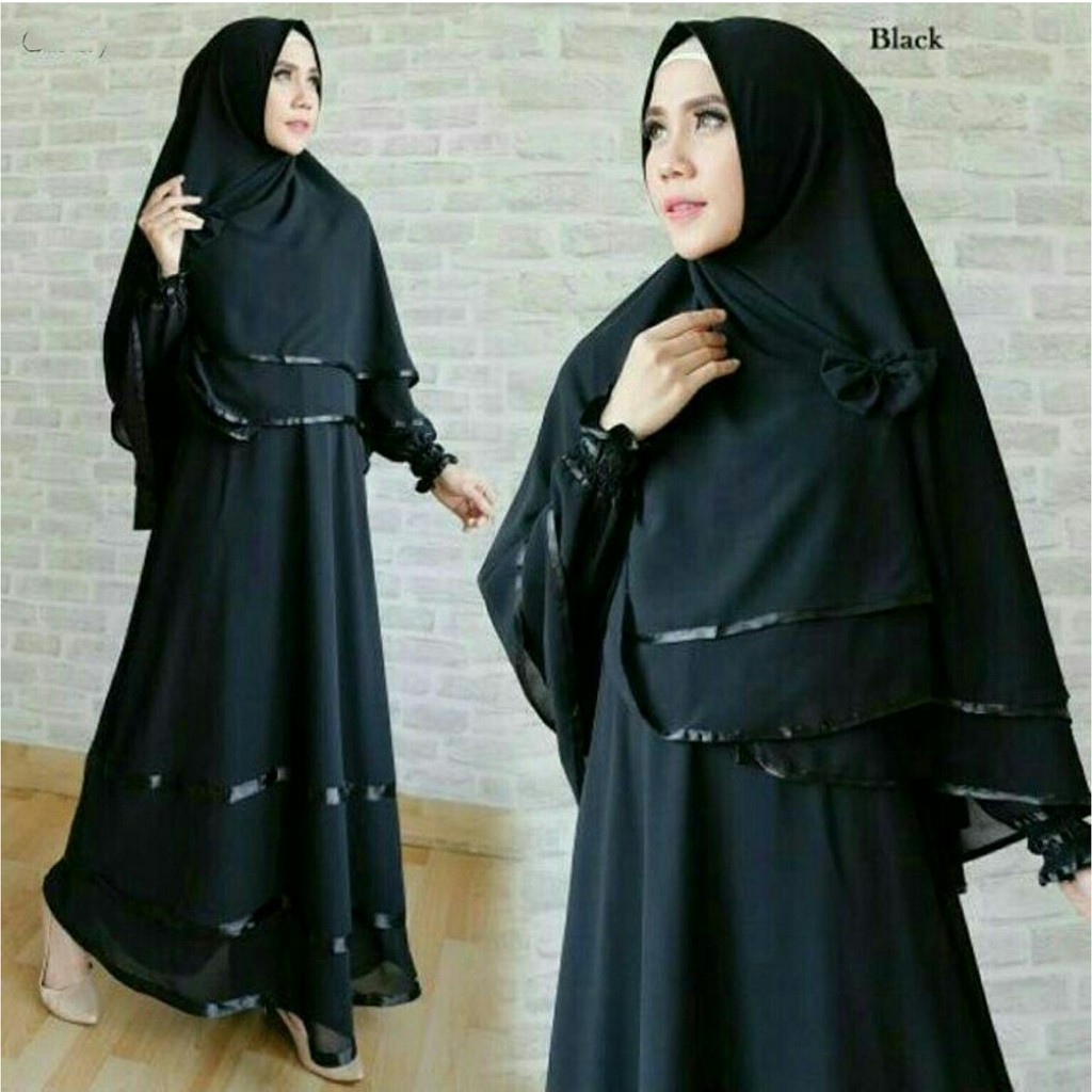 XC - ANGGUN SYAR'I / Gamis Kekinian /Gamis Lebaran / Modis Modern / BEST SELLER - G