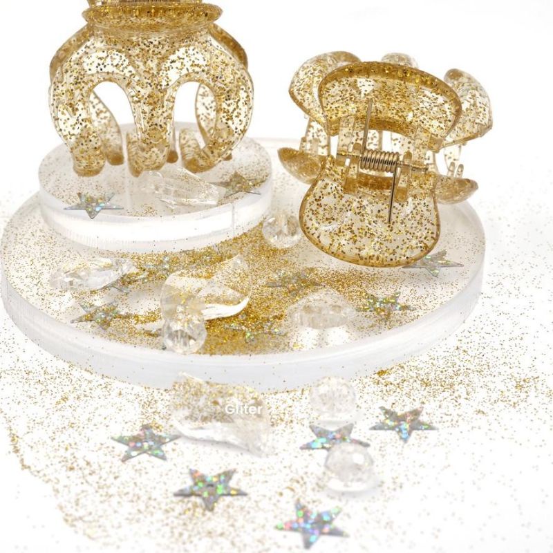 ( 1pcs ) Jepitan rambut / Jedai Gliter