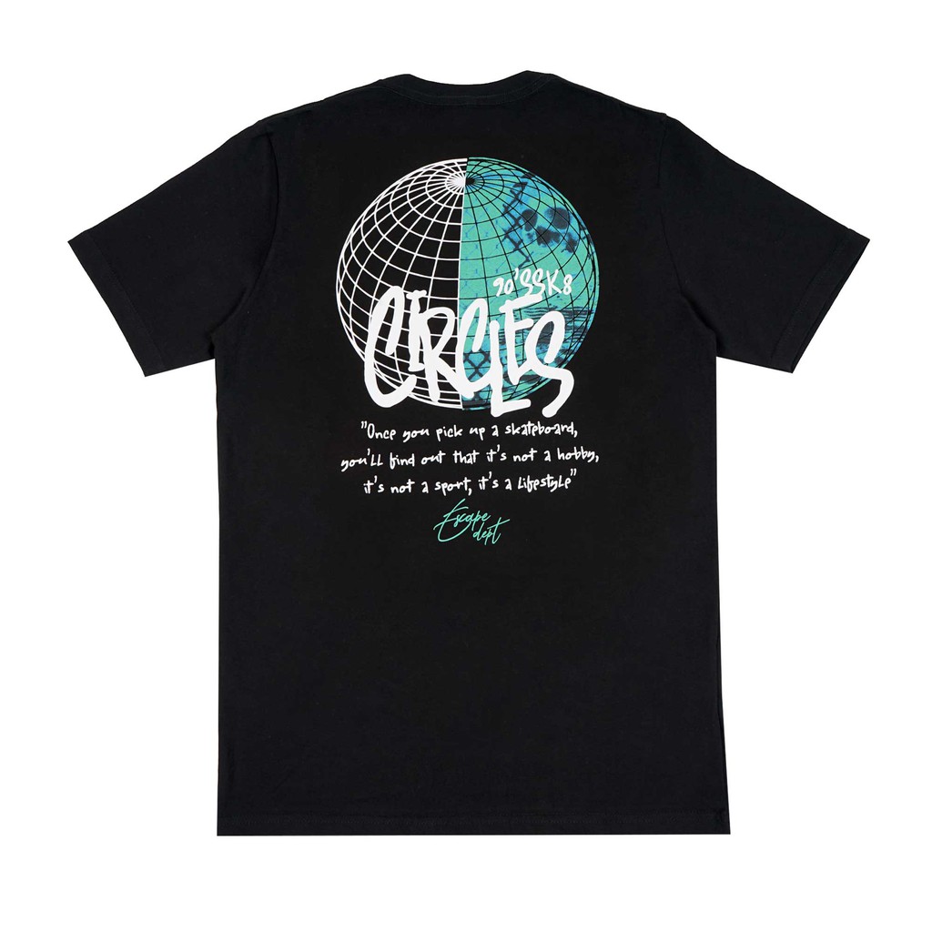 Escaperfect T-shirt Globe black Clearance Sale Baju Kaos