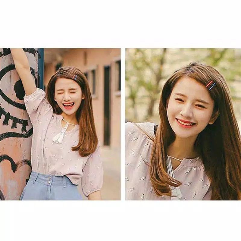 25pcs Jepit Lidi Korea Style warna warni