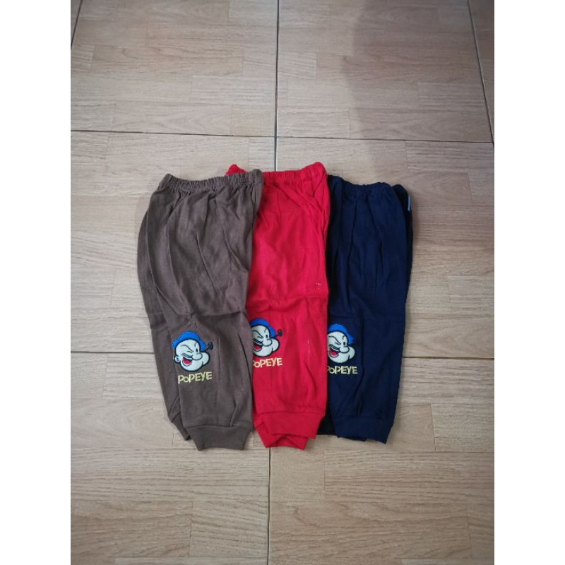 Celana panjang bayi 0-9 bulan Levon warna bordir isi 3pcs