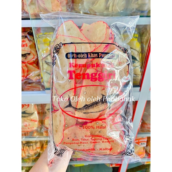 

Kerupuk Ikan Tenggiri Les merah Mic 500g Khas Pontianak