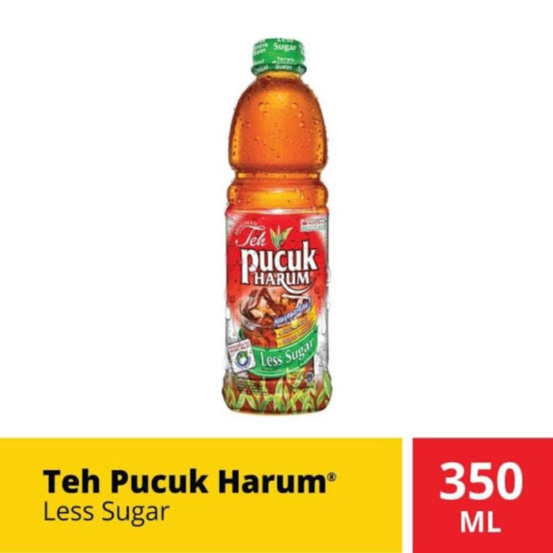 

minuman teh pucuk harum less sugar 350ml