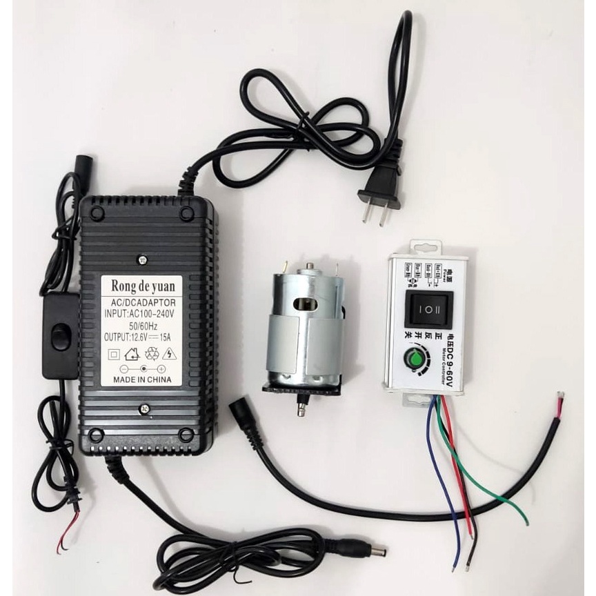 Paket!!! Dinamo 895 + Power supply + Dimmer Forward-Reverse (7020)