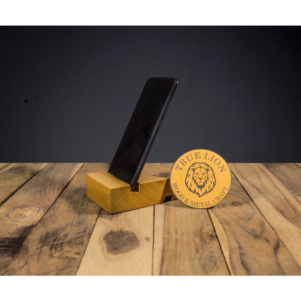 STAND DUDUKAN HP KAYU/STAND HP KAYU