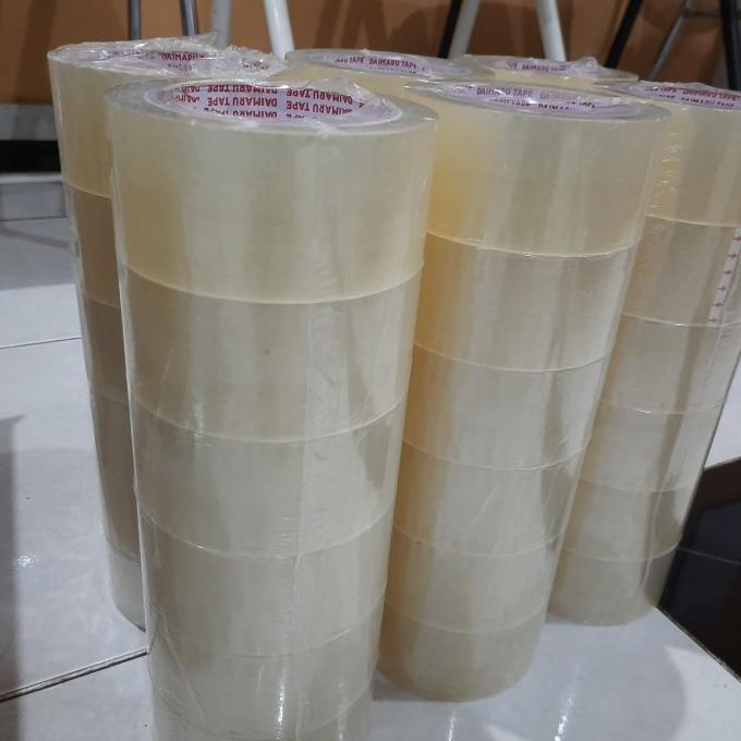 

lakban bening daimaru 2 in 1/2 dus (36 pcs)