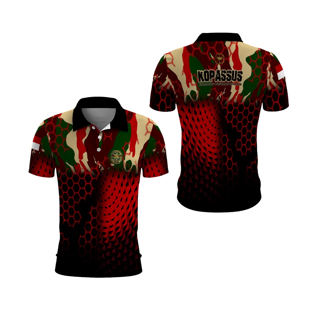KaosArmy - Kaos Polo Kopassus | Kaos Kerah Kopassus
