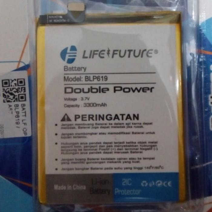 Baterai LF Oppo A57 BLP619 Double Power